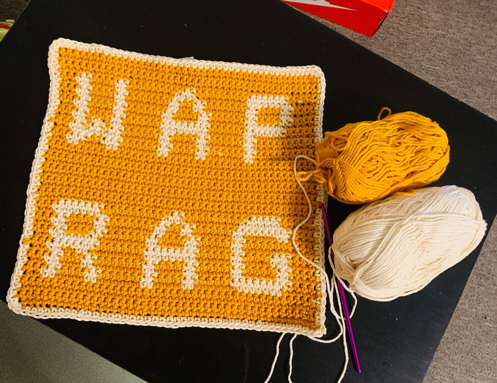 WAP Rag Crochet Graph Pattern - Funny Gag Gift, Washcloth Design for Adults, Prank Present PDF