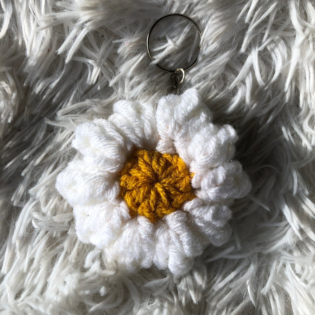 Hookt on Petals Keychain