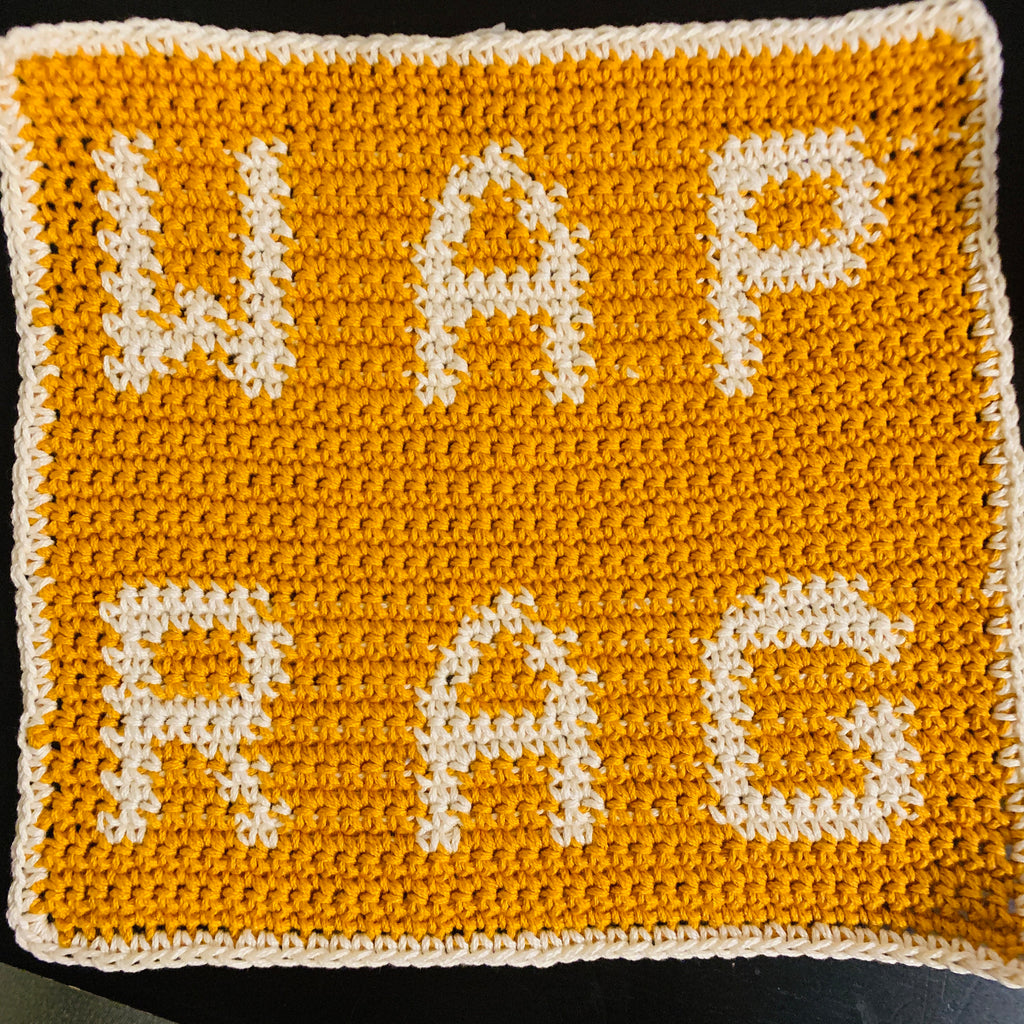 WAP Rag Crochet Graph Pattern - Funny Gag Gift, Washcloth Design for Adults, Prank Present PDF