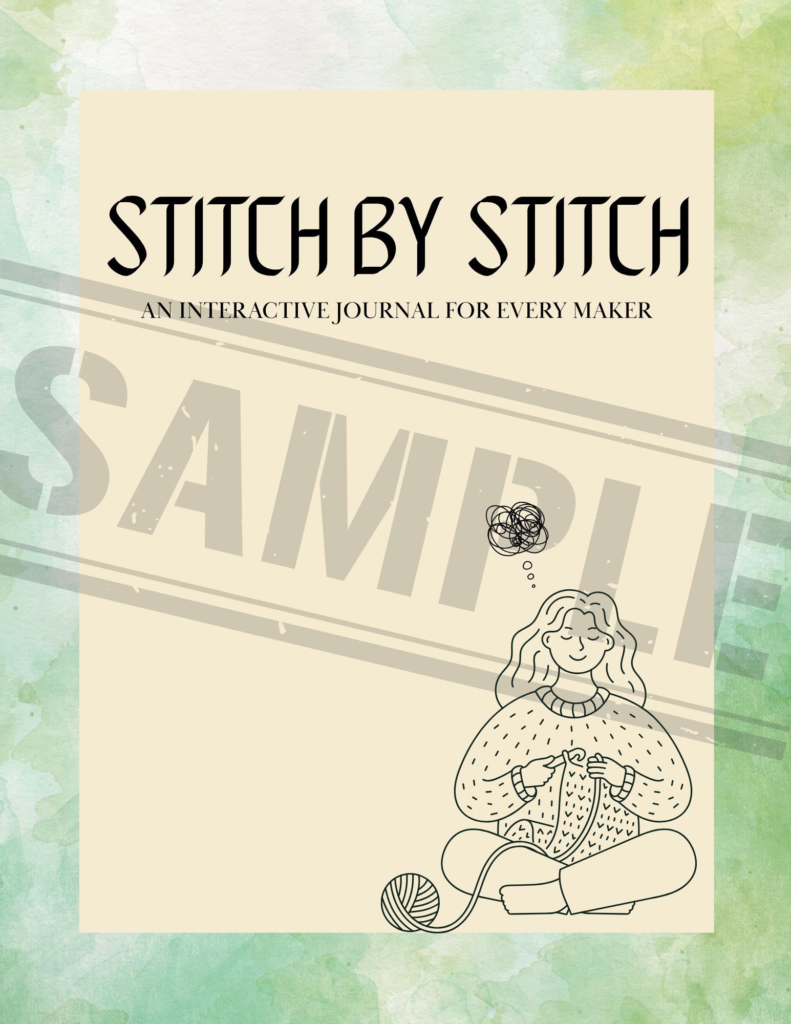 Interactive Crochet Journal-Printable PDF